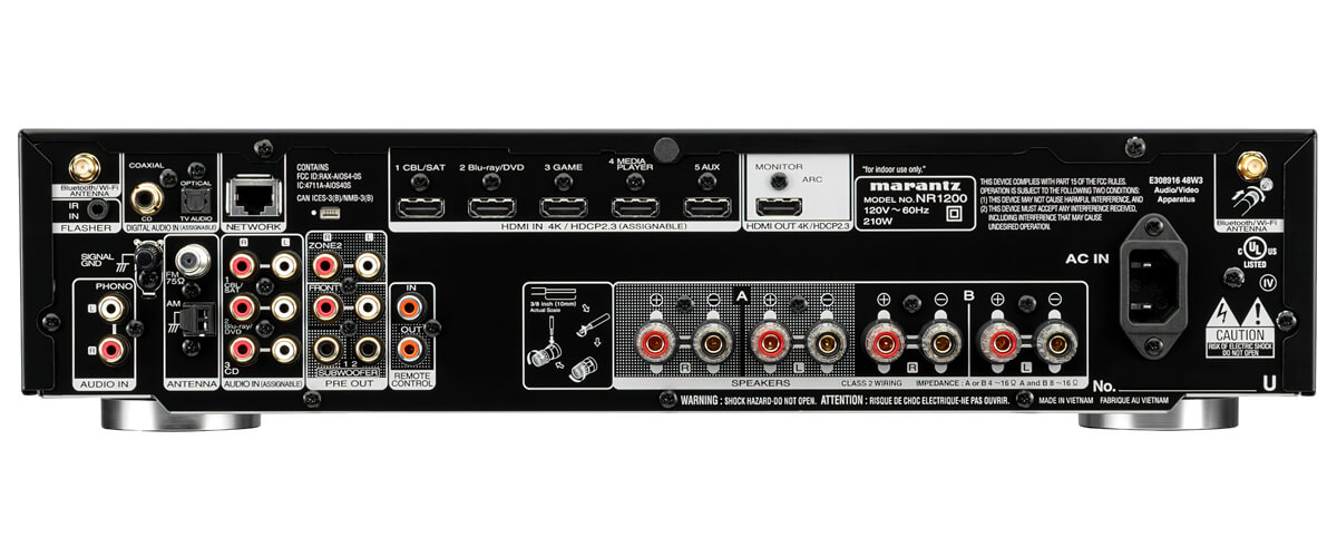 features and specs of Marantz NR1200